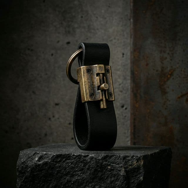 MULA Industrial Bolt Keychain